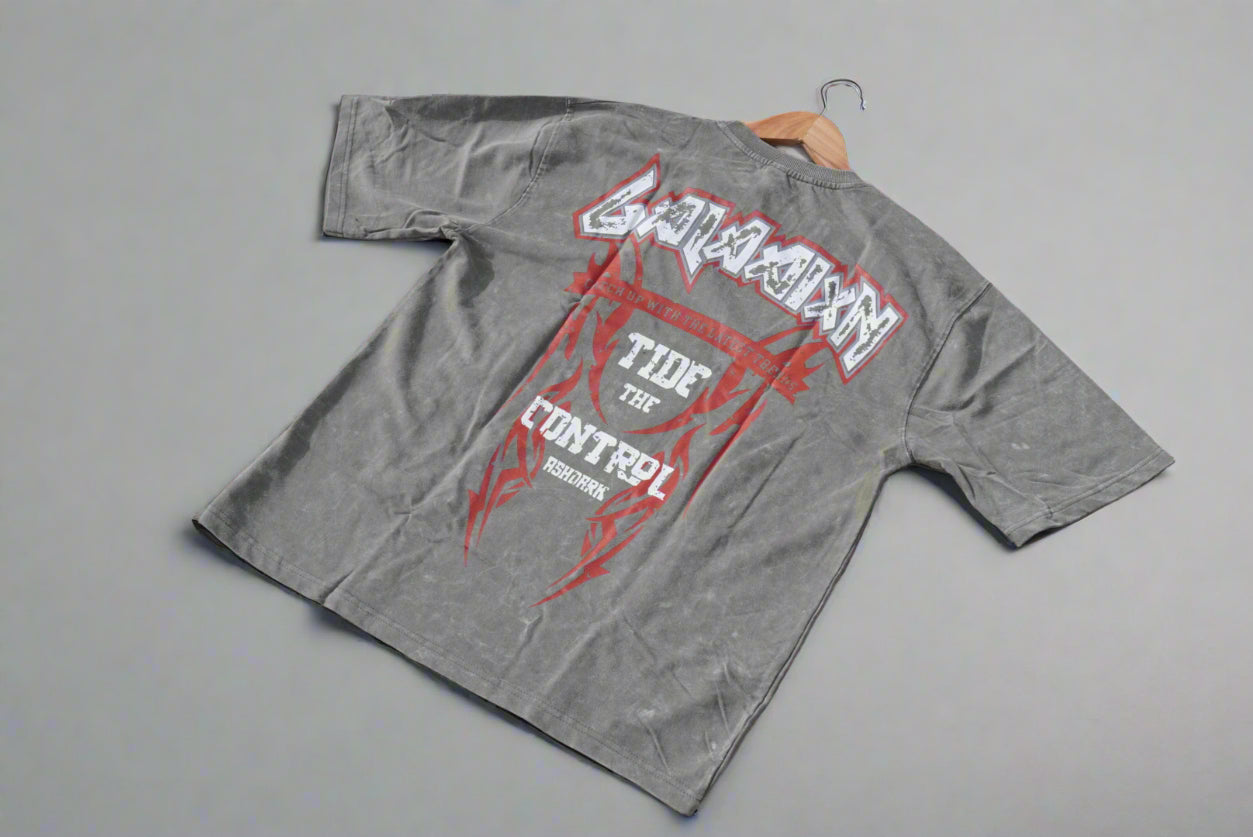 Stone Wash Kanji Logo Tee