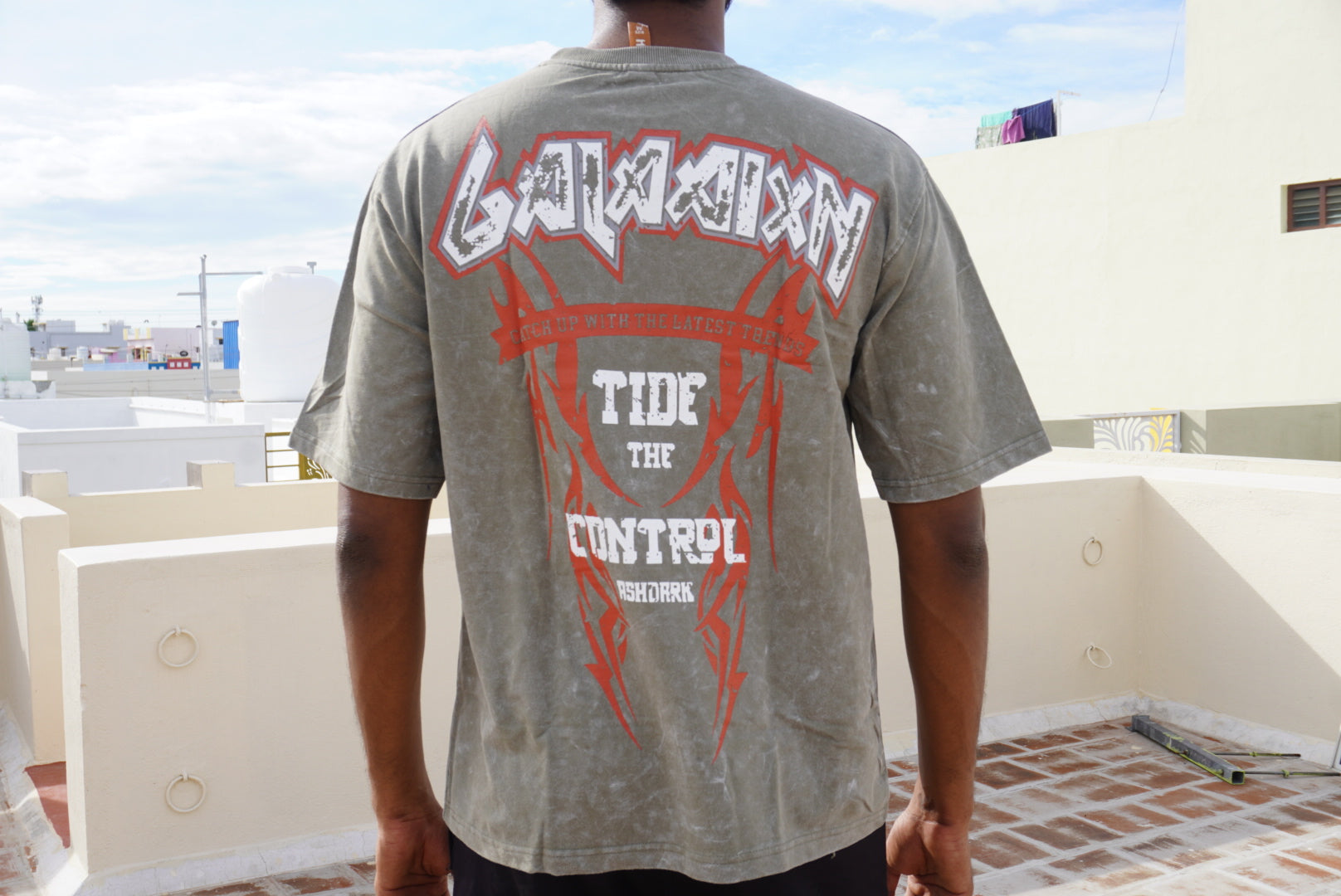 Stone Wash Kanji Logo Tee