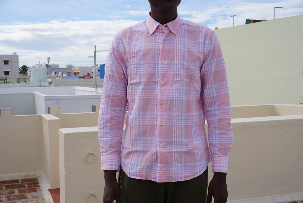 Pink Checkered Shirt