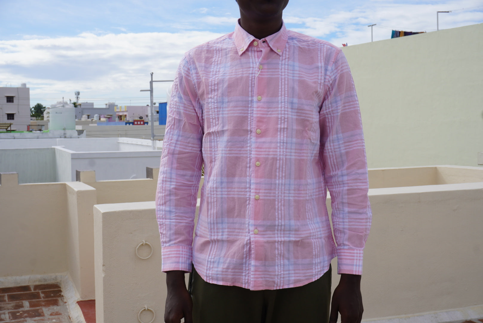Pink Checkered Shirt