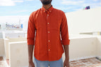 Rust Orange Solid Shirt