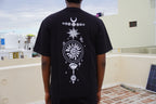 Moon Print Black T-shirt