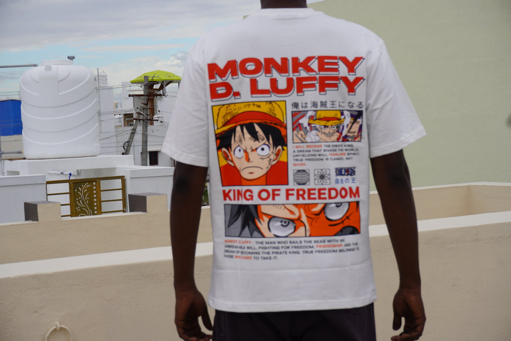 Luffy Double Side Print T-shirt