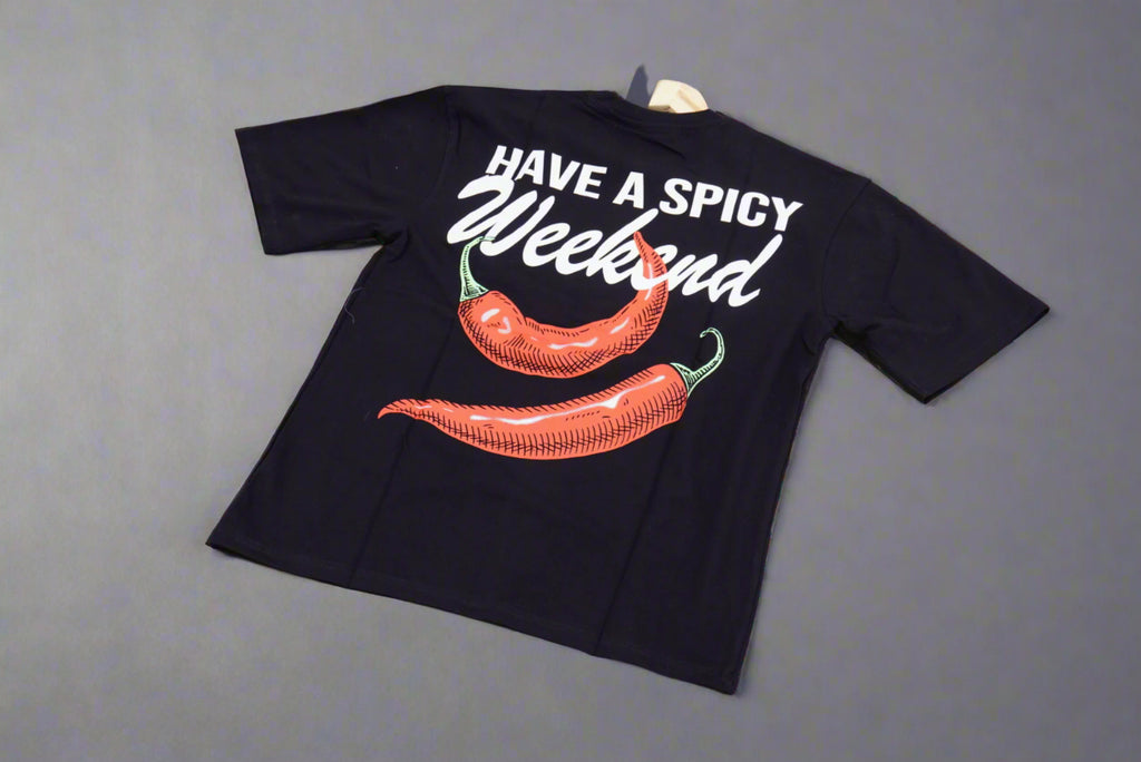 Black Double Printed T-shirt