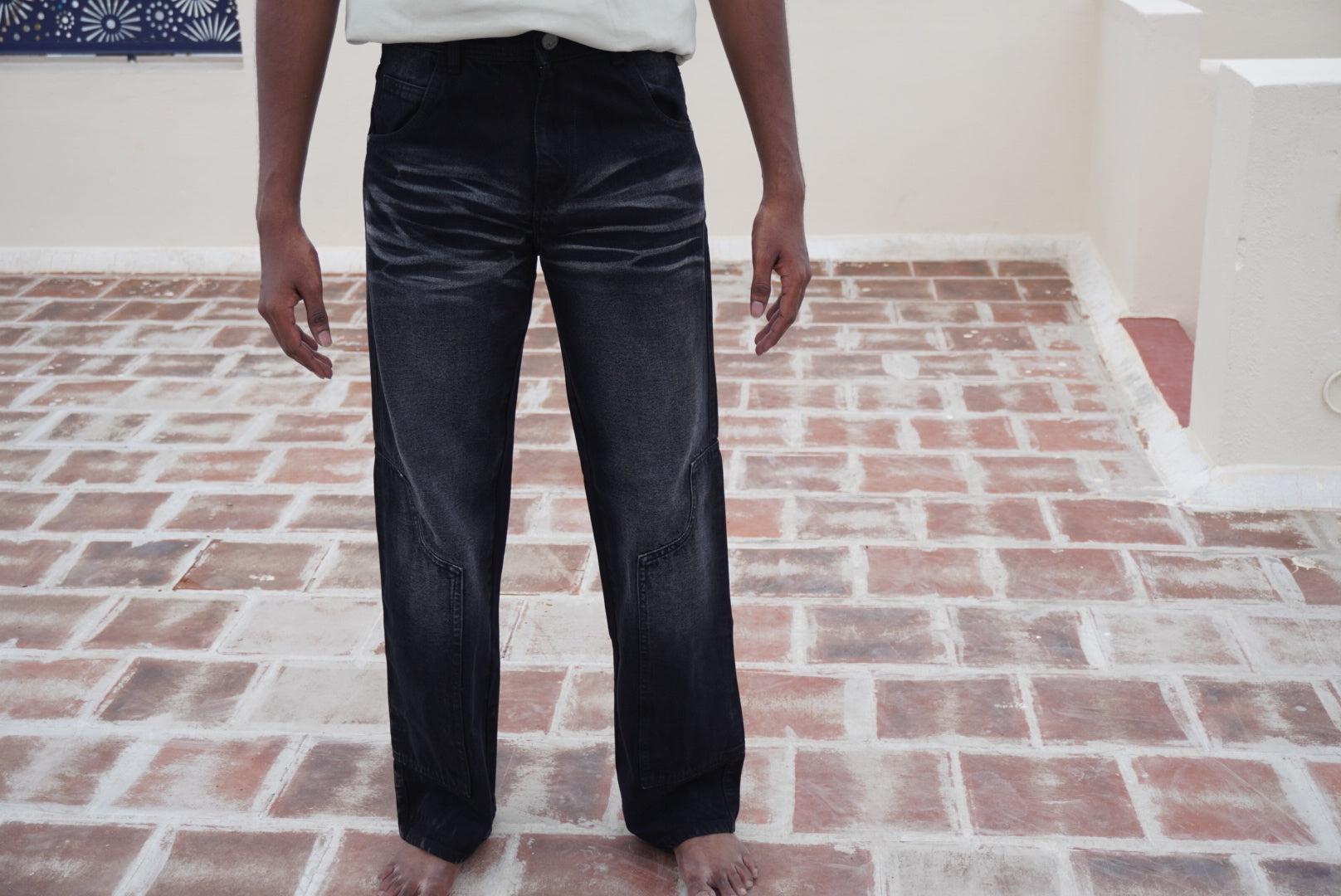 Staight fit Jeans (Black)