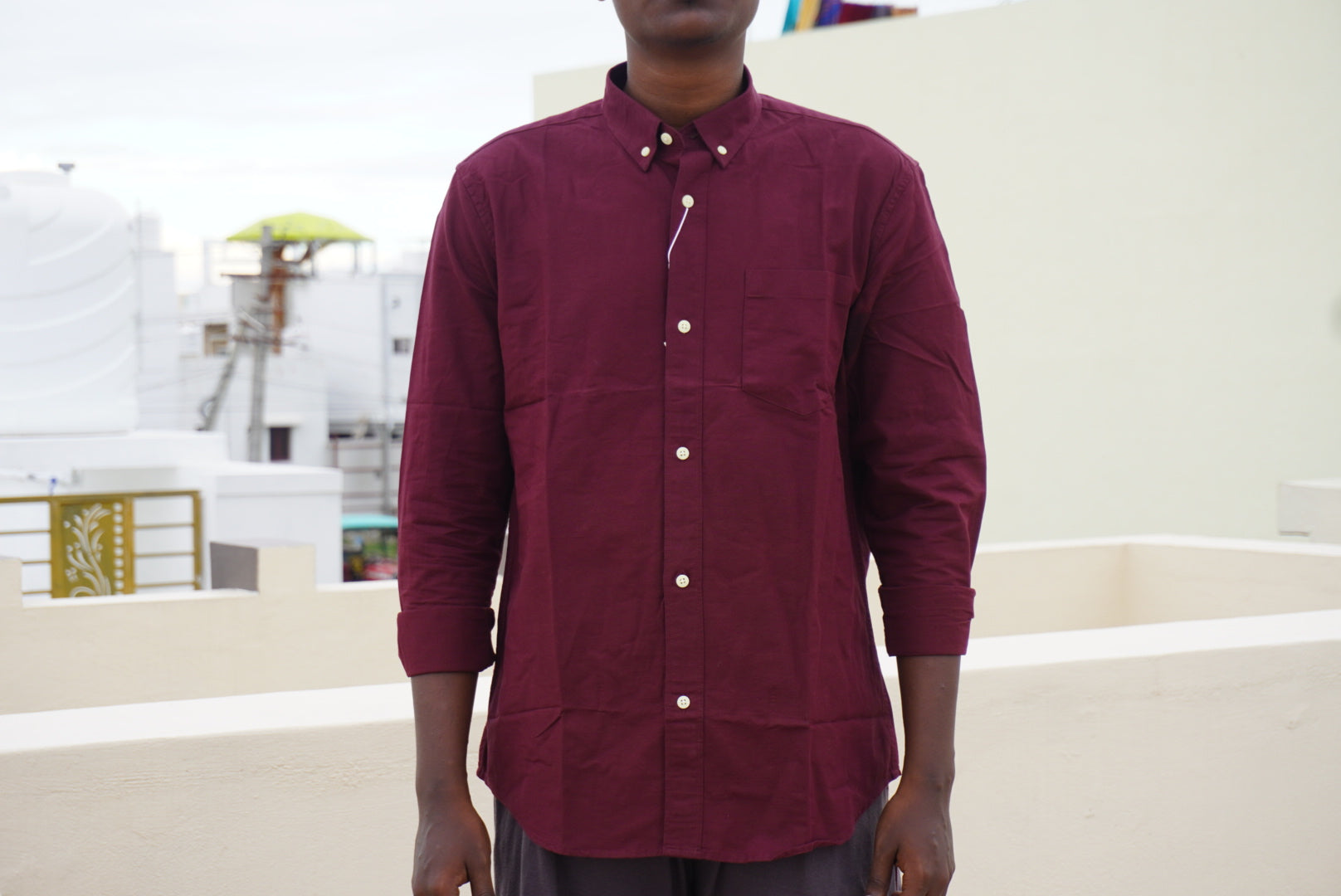 Solid Maroon Shirt