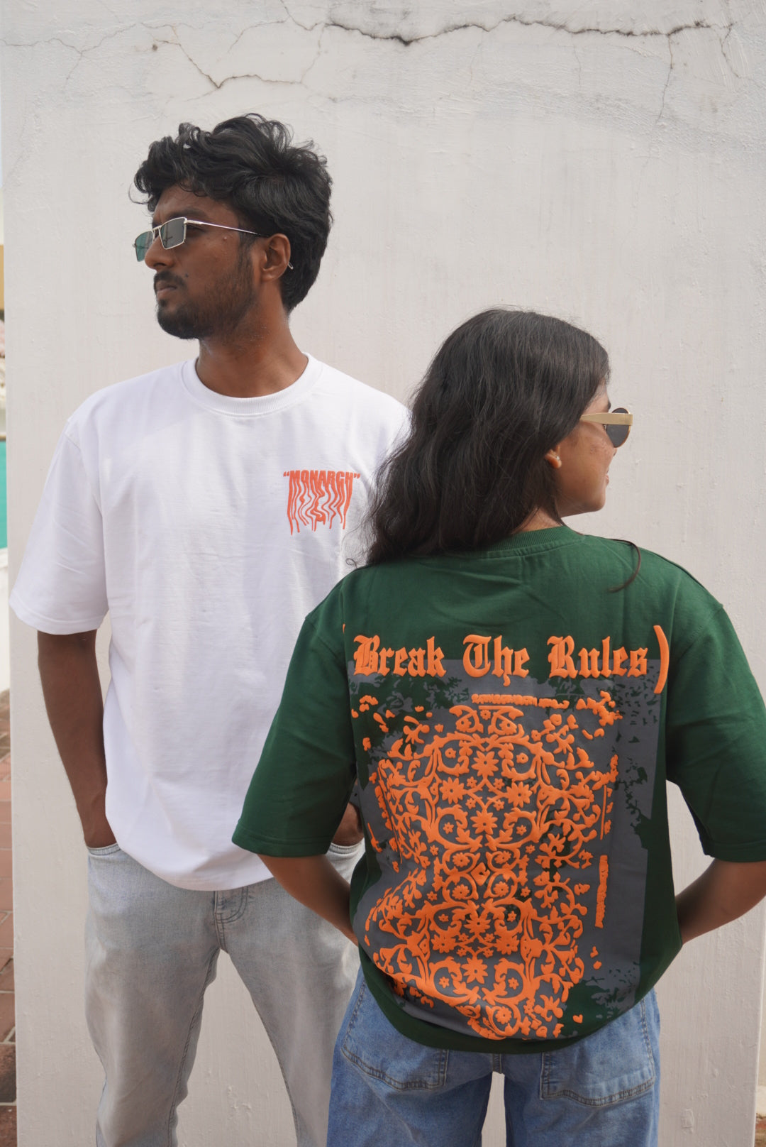 Puff Print Break the Rules (Green)