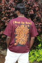 Puff Print Break the Rules (Brown)