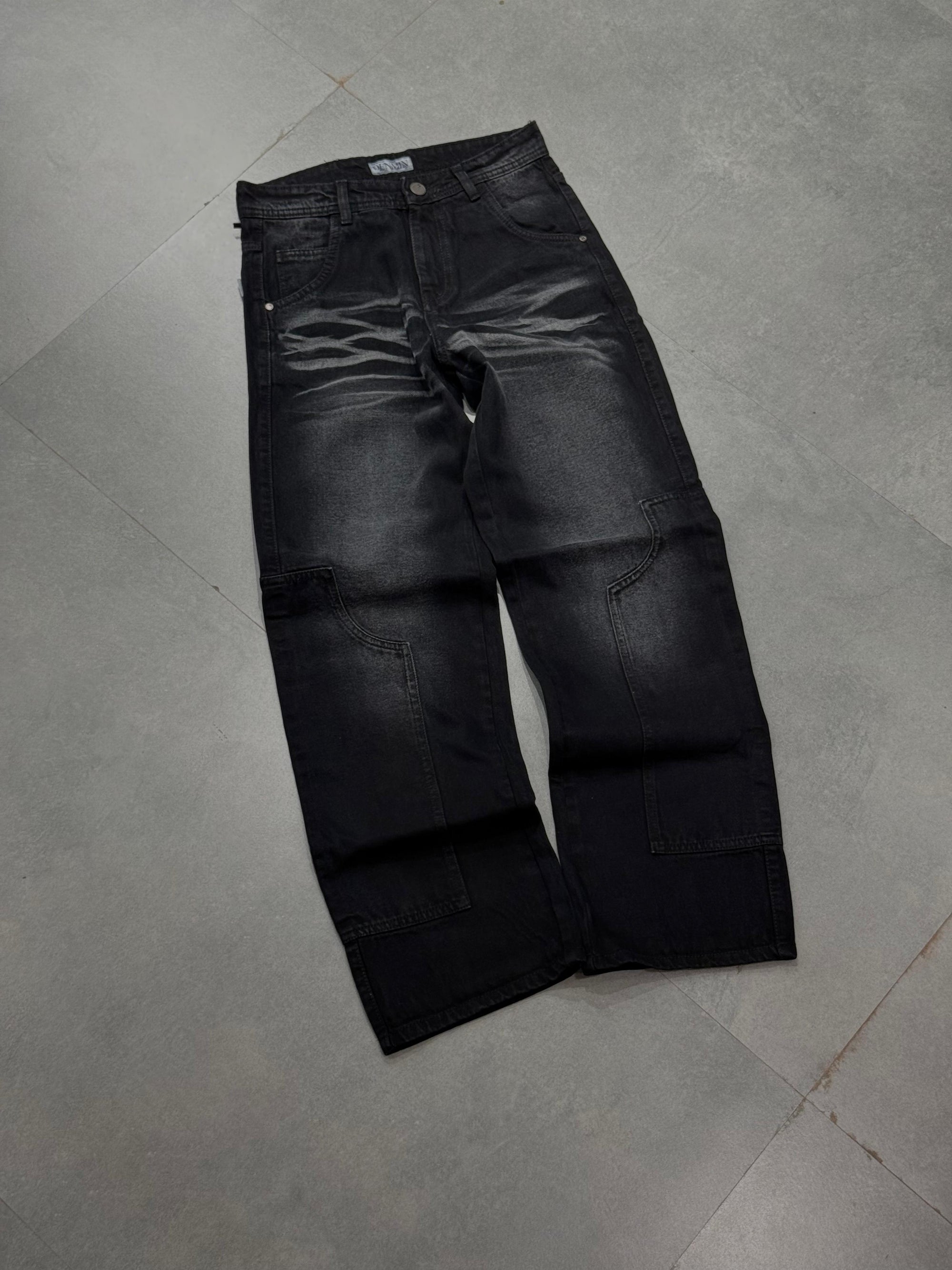 Staight fit Jeans (Black)